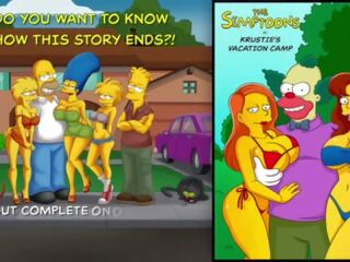 Krustie's Vacation Camp with groovy chicks&excl; - The Simptoons
